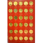 Zestaw, 2 złote NORDIC GOLD kompletny album monet z lat 1995-2014 (260 szt.)