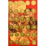 Zestaw, 2 złote NORDIC GOLD kompletny album monet z lat 1995-2014 (260 szt.)
