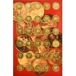 Zestaw, 2 złote NORDIC GOLD kompletny album monet z lat 1995-2014 (260 szt.)