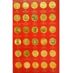 Zestaw, 2 złote NORDIC GOLD kompletny album monet z lat 1995-2014 (260 szt.)