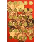 Zestaw, 2 złote NORDIC GOLD kompletny album monet z lat 1995-2014 (260 szt.)