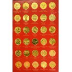 Zestaw, 2 złote NORDIC GOLD kompletny album monet z lat 1995-2014 (260 szt.)
