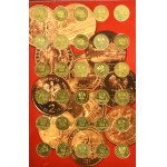 Zestaw, 2 złote NORDIC GOLD kompletny album monet z lat 1995-2014 (260 szt.)