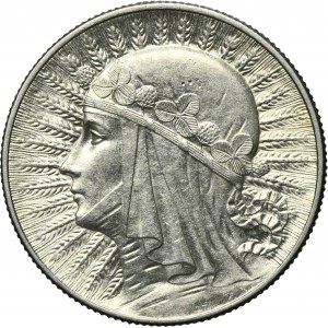 Głowa Kobiety, 5 złotych Warszawa 1934