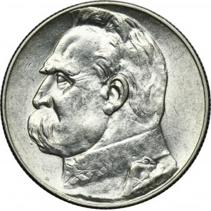 Piłsudski, 5 złotych 1938