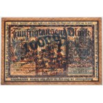 Danzig, 1 million Mark 1923 - blue overprint - PMG 35 - RARE