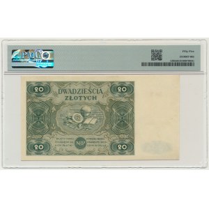 20 złotych 1947 - B - PMG 55