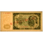 50 złotych 1948 - SPECIMEN - E 816... - RZADKI