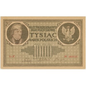 1.000 marek 1919 - Ser.X - ŁADNY