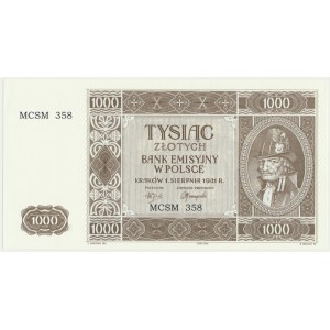 Krakowiak, 1.000 złotych 1941 - MCSM 358 -