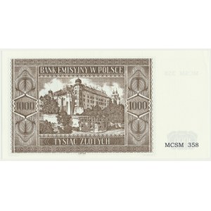 Krakowiak, 1.000 złotych 1941 - MCSM 358 -