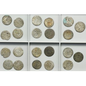 Lot, Livonia and Riga under Sweden, Gustav II Adolph, Christina and Karl X Gustav, Schilling Riga (22 pcs.)
