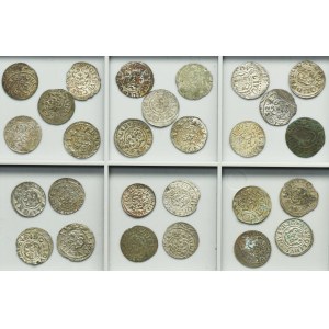 Lot, Livonia and Riga under Sweden, Christina and Karl X Gustav, Schilling Riga (27 pcs.)