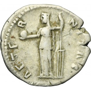 Roman Imperial, Faustina I, Posthumous Denarius