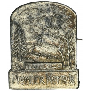 Austria-Hungary, Cap Badge for Blowing Up Mount Manilow