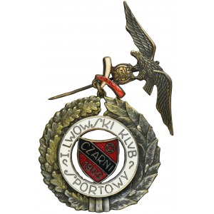 Badge of the Lviv Sports Club Czarni Lwów - RARE