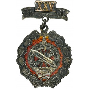 Badge of the 25th anniversary of the Association of Factory Masters of the Republic of Poland