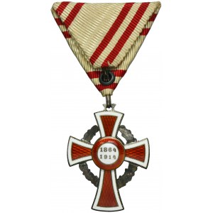 Austria-Hungary, Red Cross, 2nd class, with war decoration