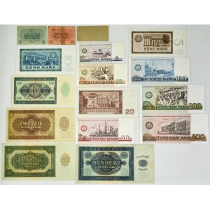 Group of German and Italy banknotes (16 pcs.)