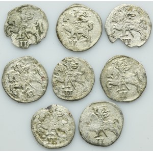 Lot, Sigismund II August, 2 Denarius Vilnius 1570 (8 pcs.)