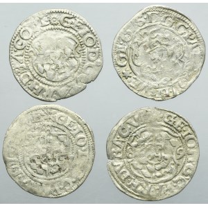 Lot, Germany, Duchy of Pfalz-Veldenz, Georg Johann I, 2 Kreuzer (4 pcs.)