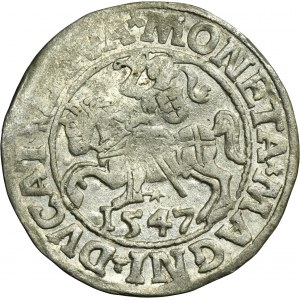 Sigismund II August, 1/2 Groschen Vilnius 1547 - LI/LITVA