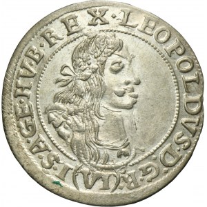Hungary, Leopold I, 6 Kreuzer Kremnitz 1667 KB