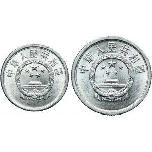 Lot, China, 1 Fen and 2 Fen (2 pcs.) - RARE