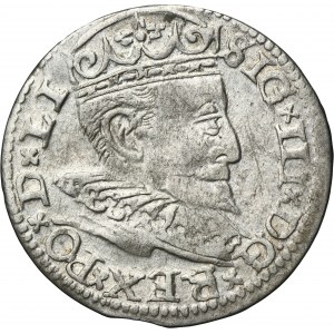 Sigismund III Vasa, 3 Groschen Riga 1596 - LI