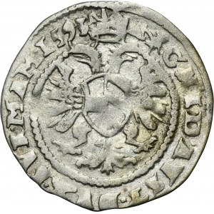 Bohemia, Rudolph II, Bily gros Kuttenberg 1593