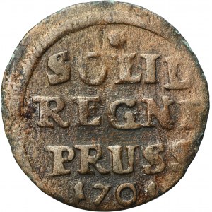Germany, Kingdom of Prussia, Friedrich I, Schilling Königsberg 1701 CG