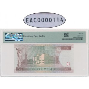 Lithuania, 20 Litu 1997 - EAC 0000114 - PMG 66 EPQ - low number