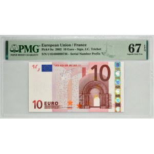 France, 10 Euro 2002 - PMG 67 EPQ