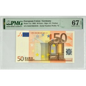 Germany, 50 Euro 2002 - PMG 67 EPQ
