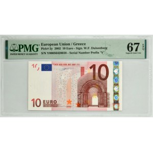 Greece, 10 Euro 2002 - PMG 67 EPQ