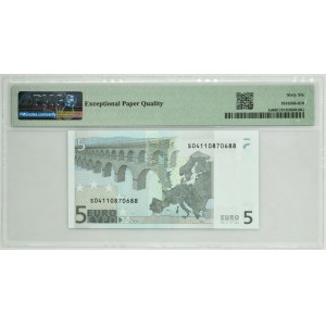 Italie, 5 Euro 2002 - PMG 66 EPQ