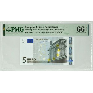 Netherlands, 5 Euro 2002 - PMG 66 EPQ