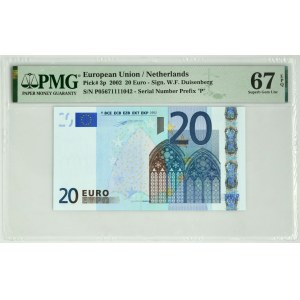 Netherlands, 20 Euro 2002 - PMG 67 EPQ