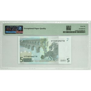 Spain, 5 Euro 2002 - PMG 66 EPQ