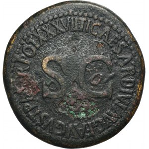 Roman Imperial, Tiberius, Sestertius - RARE