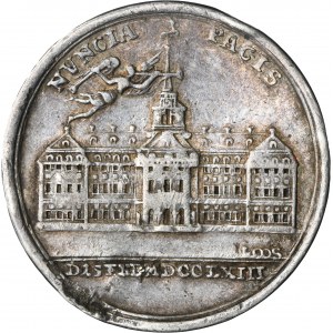 Silesia, Prussian rule, Freidrich II, Medal Peace of Hubertusburg 1763 - RARE