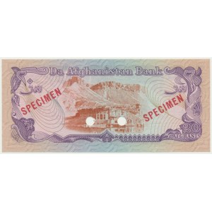 Afghanistan, 20 Afghani 1979 - SPECIMEN