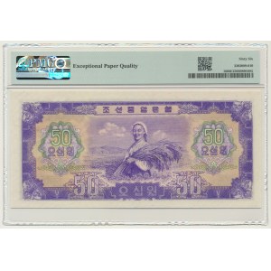 North Korea, 50 Won 1959 - PMG 66 EPQ