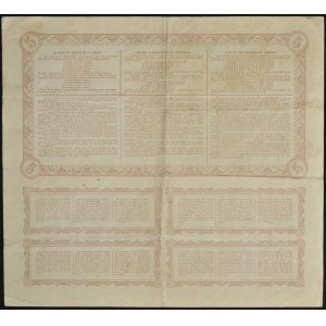 5% Premiowa Pożyczka Dolarowa 1924, seria I, obligacja $5 - RZADKOŚĆ