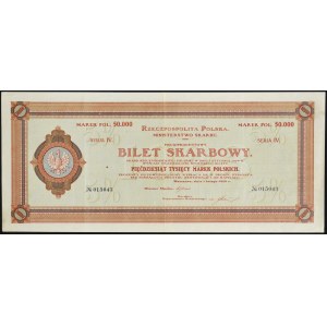 5% Bilet Skarbowy, Seria IV - 50.000 mkp 1923