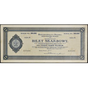 5% Bilet Skarbowy, Seria IV - 100.000 mkp 1923