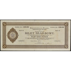 5% Bilet Skarbowy, Seria IV - 1.000.000 mkp 1923