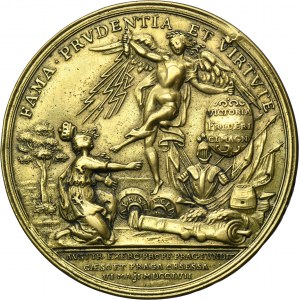 Silesia, Prussian rule, Friedrich II, Medal winning the Battle of Prague 1757