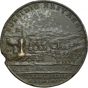 Silesia, Habsburg rule, Maria Theresa, Medal capture of Prague 1744