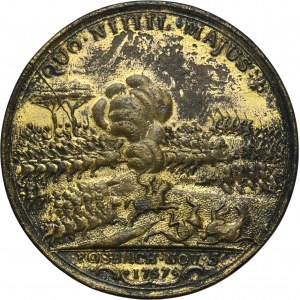 Silesia, Prussian rule, Freidrich II, Medal Battle of Rossbach and Luthien and the re-occupation of Breslau 1757